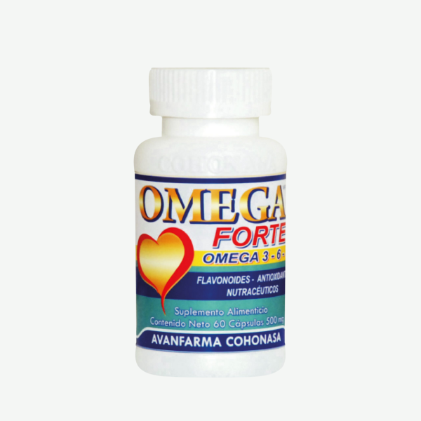 Omega Forte: Es una fórmula natural que promueve la salud cardiovascular