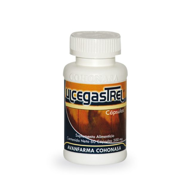 Ulcegastrel: Regenera la mucosa gástrica, corrige la gastritis, el reflujo y dolor abdominal.